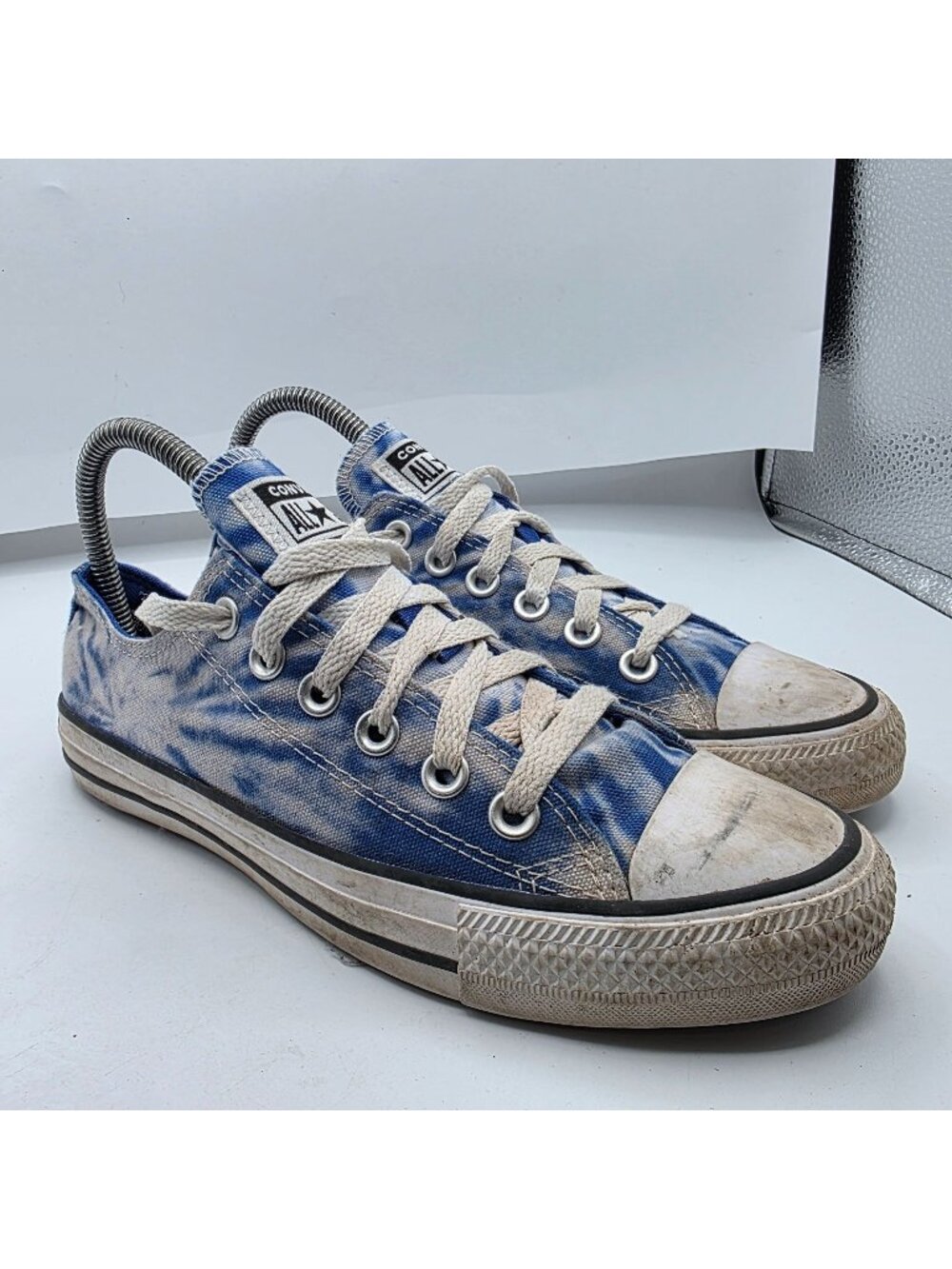 Converse All Star Tie-Dye Sneakers Womens Size 6.5 Blue Canvas Casual Shoes